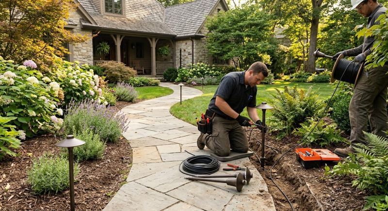 Garden Lighting Installation in Utah County, UT