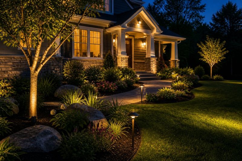Garden Lighting Installation in Littleton, CO
