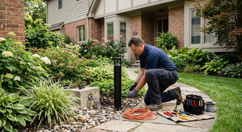 Step Lighting Installation in Kansas City, MO
